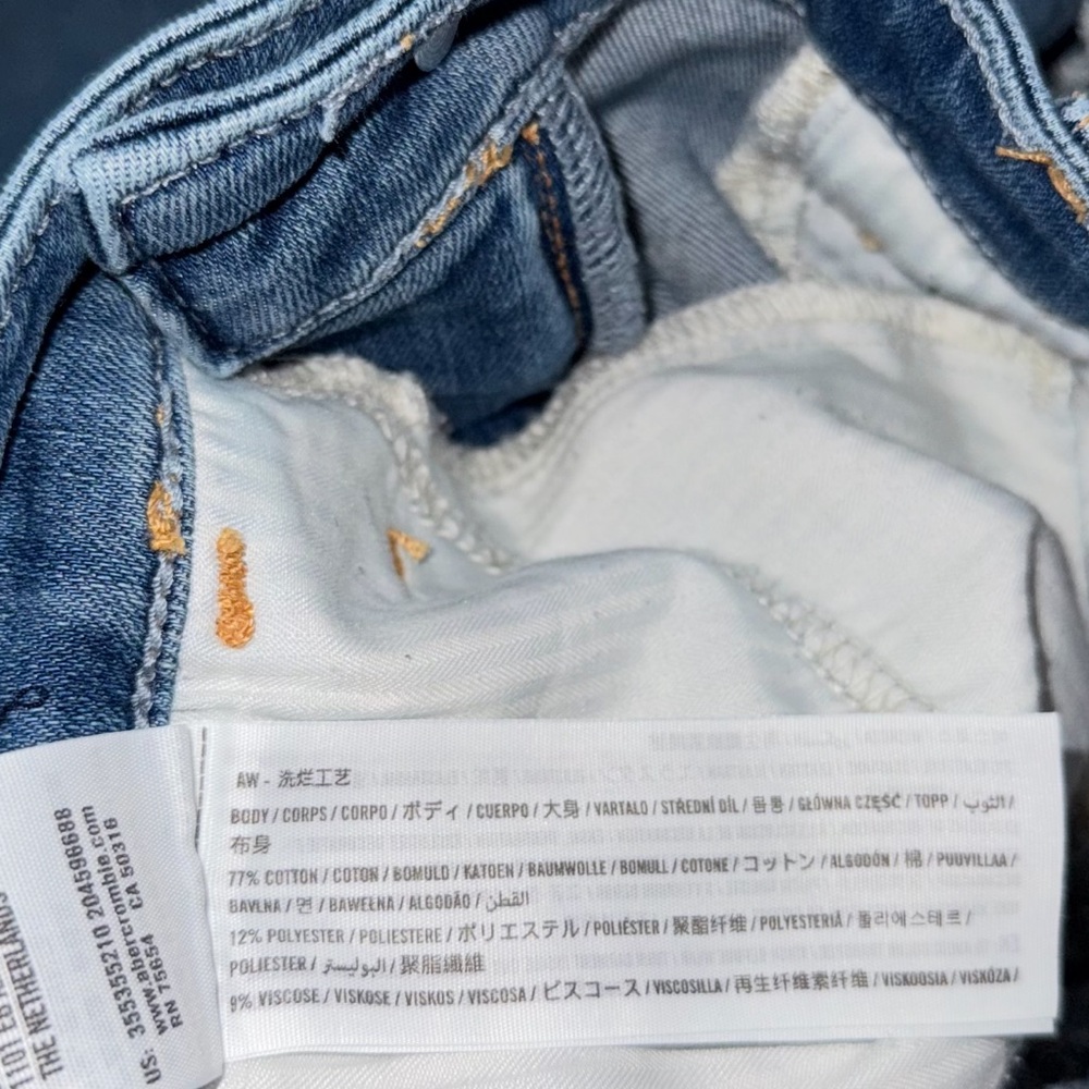 Hollister high rise vintage flare distressed Jean size 28/L31 - Picture 8 of 13
